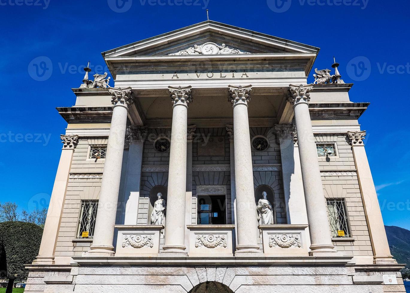 HDR Tempio Voltiano Volta Temple in Como photo