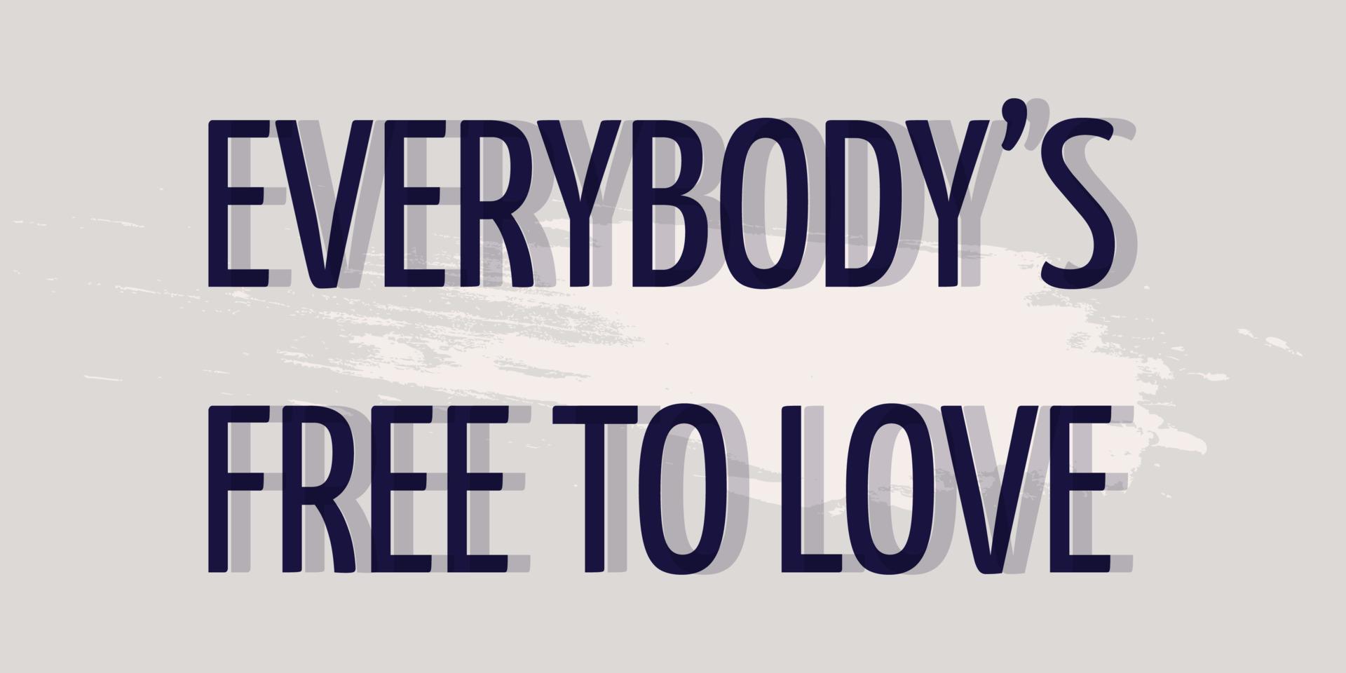 The concept of pride.   Everyone is free to love a banner in the LGBTQ concept. Support for homosexuals. Equality and protection of love. vector