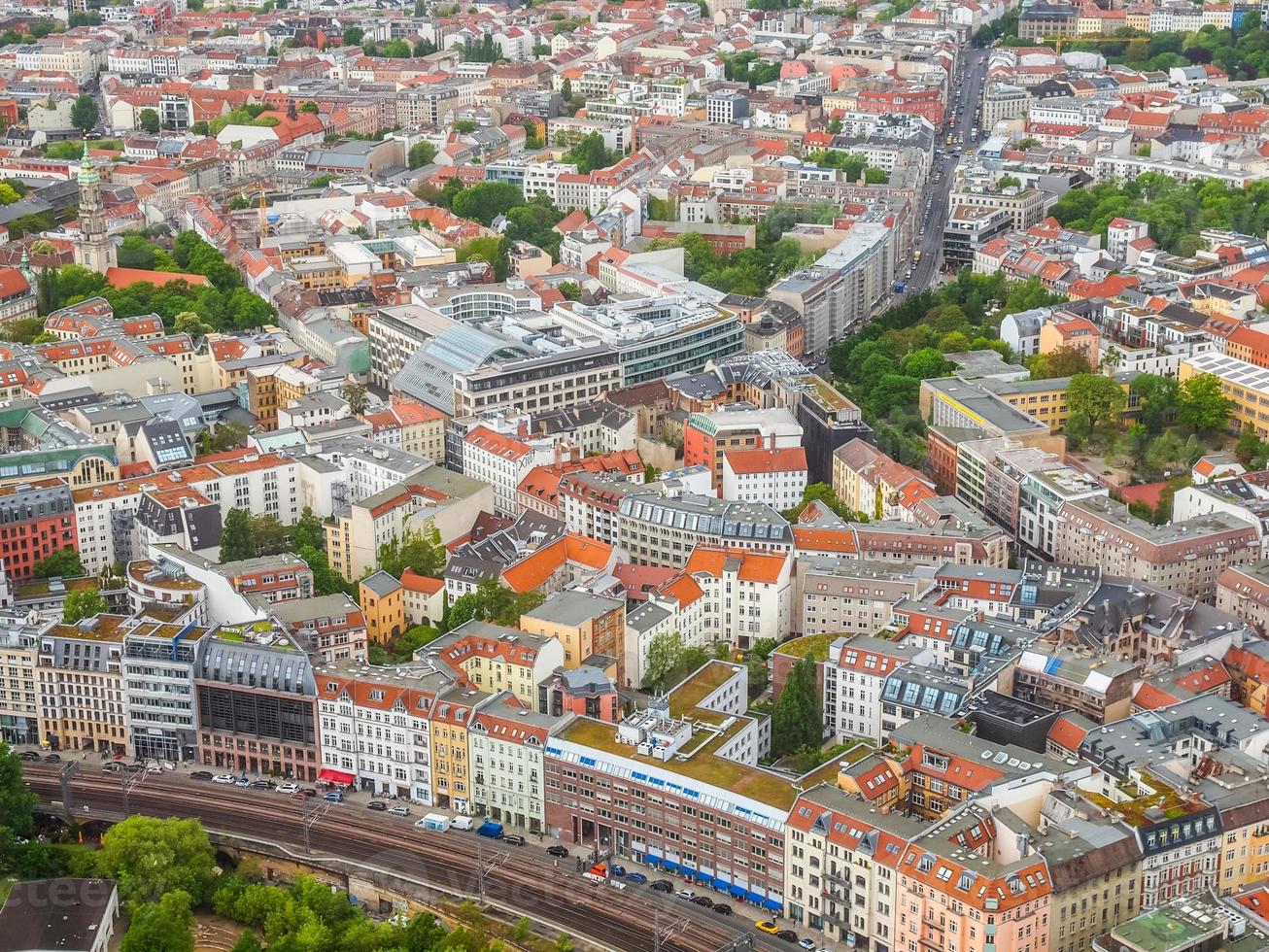 hdr vista aérea de berlín foto