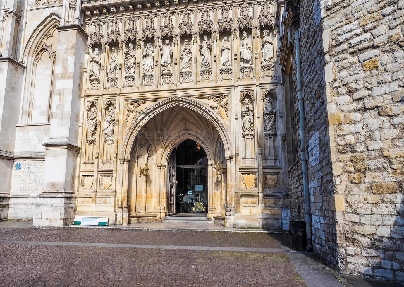 HDR Westminster Abbey church in London photo