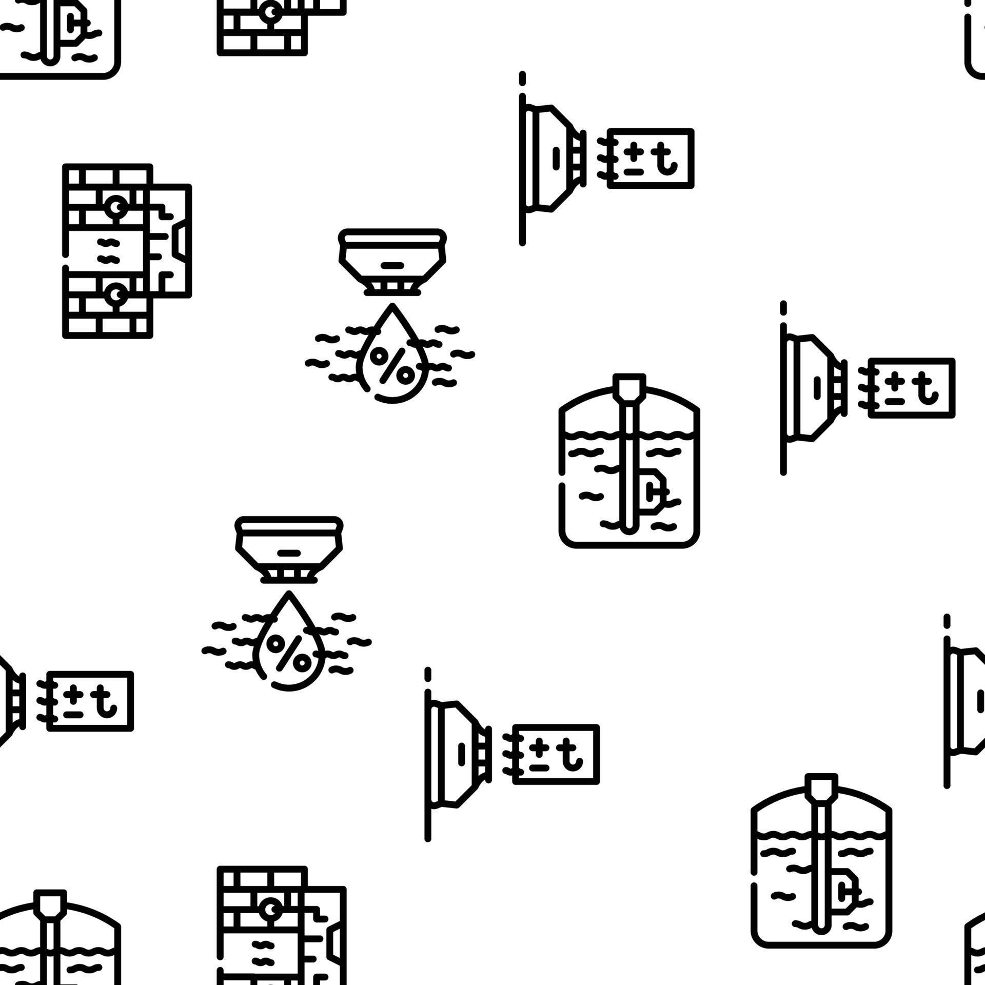 Sensor Electronic Tool Vector Seamless Pattern 8102956 Vector Art at ...