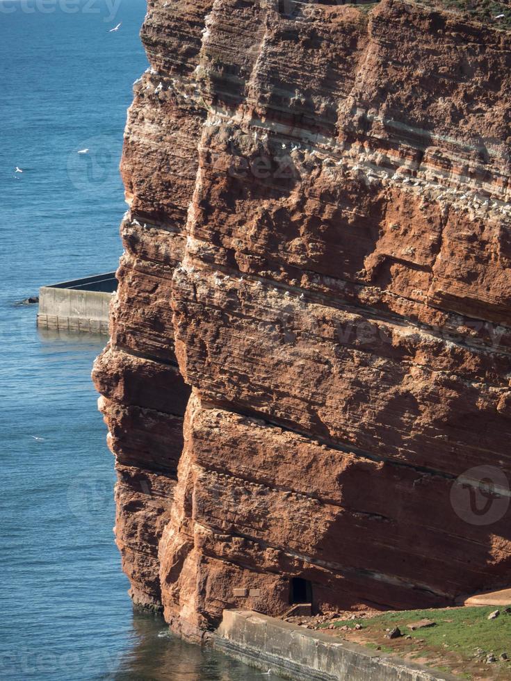 helgoland island in the north sea photo