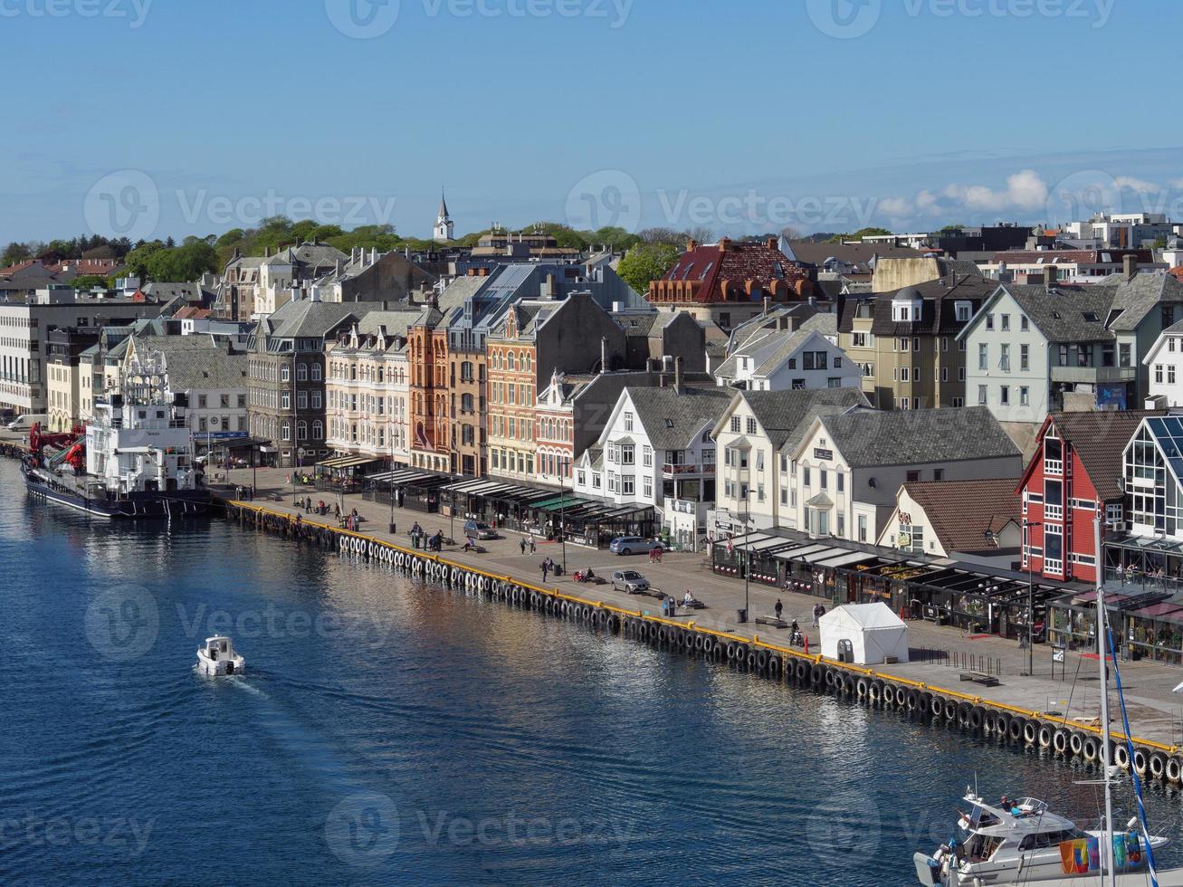 haugesund city in norway photo