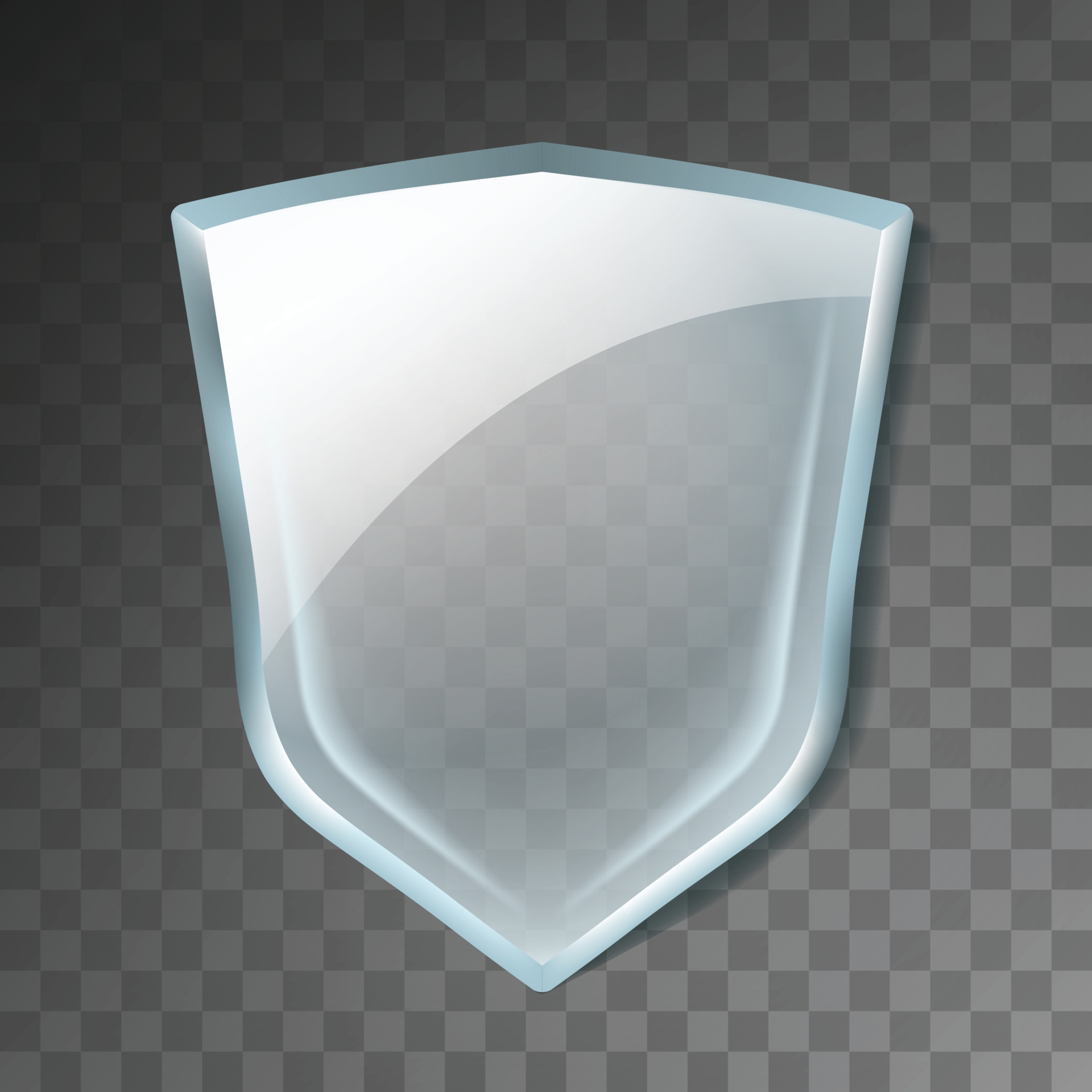 Glass Shield Acrylic Transparent Panel Vector 8103747 Vector Art at