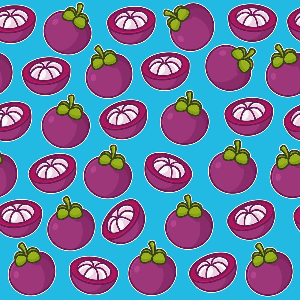 Nature pattern seamless design object fruit and vegetable vector