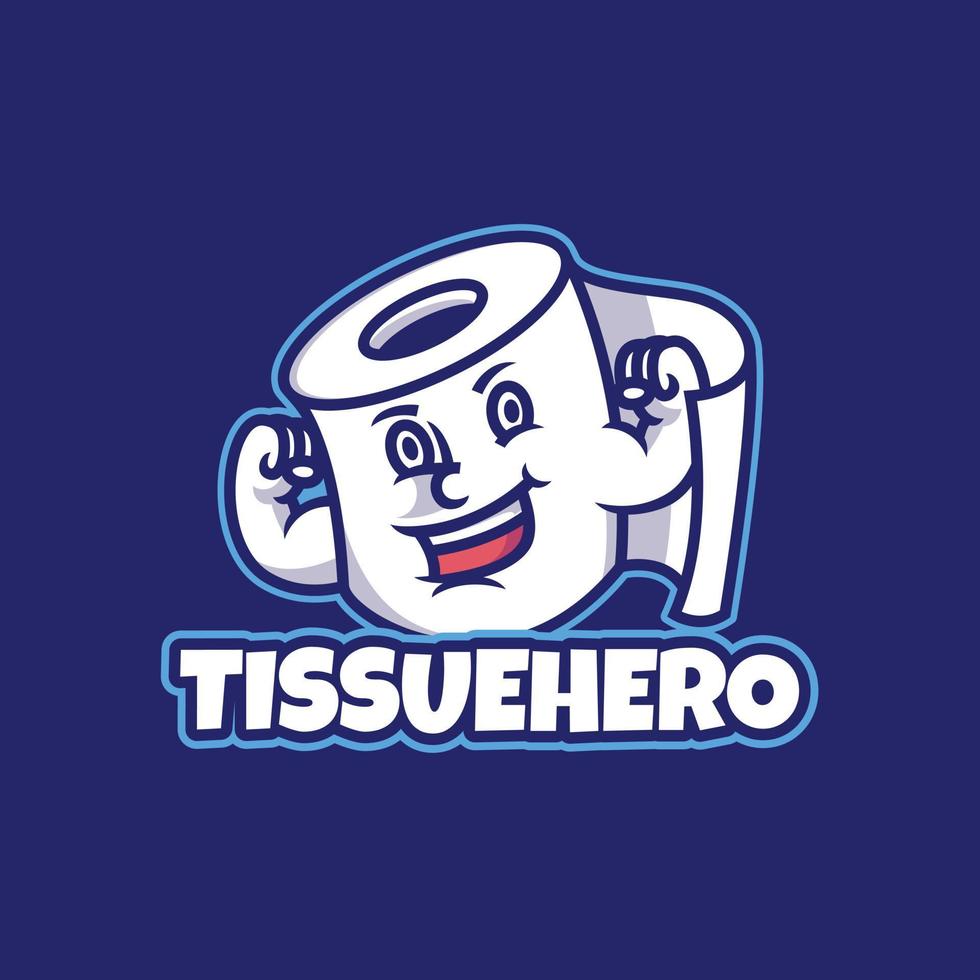 vector de ilustraciones de mascota de logotipo de dibujos animados de tejido