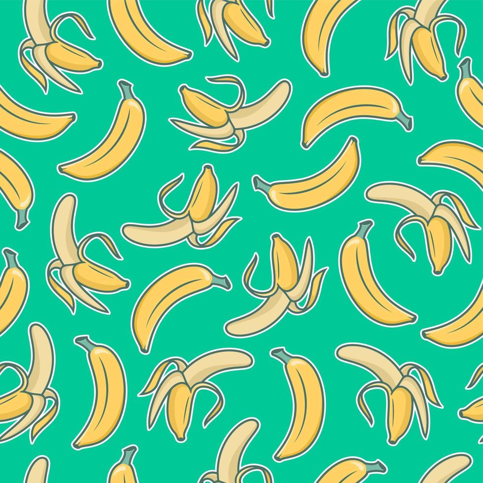 Nature pattern seamless design object fruit and vegetable vector