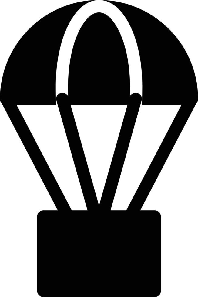 parachute vector illustration on a background.Premium quality symbols.vector icons for concept and graphic design.