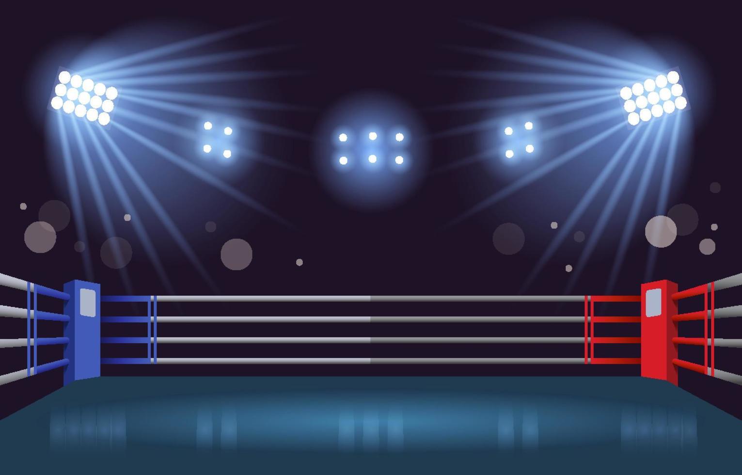 fondo del ring de boxeo vector