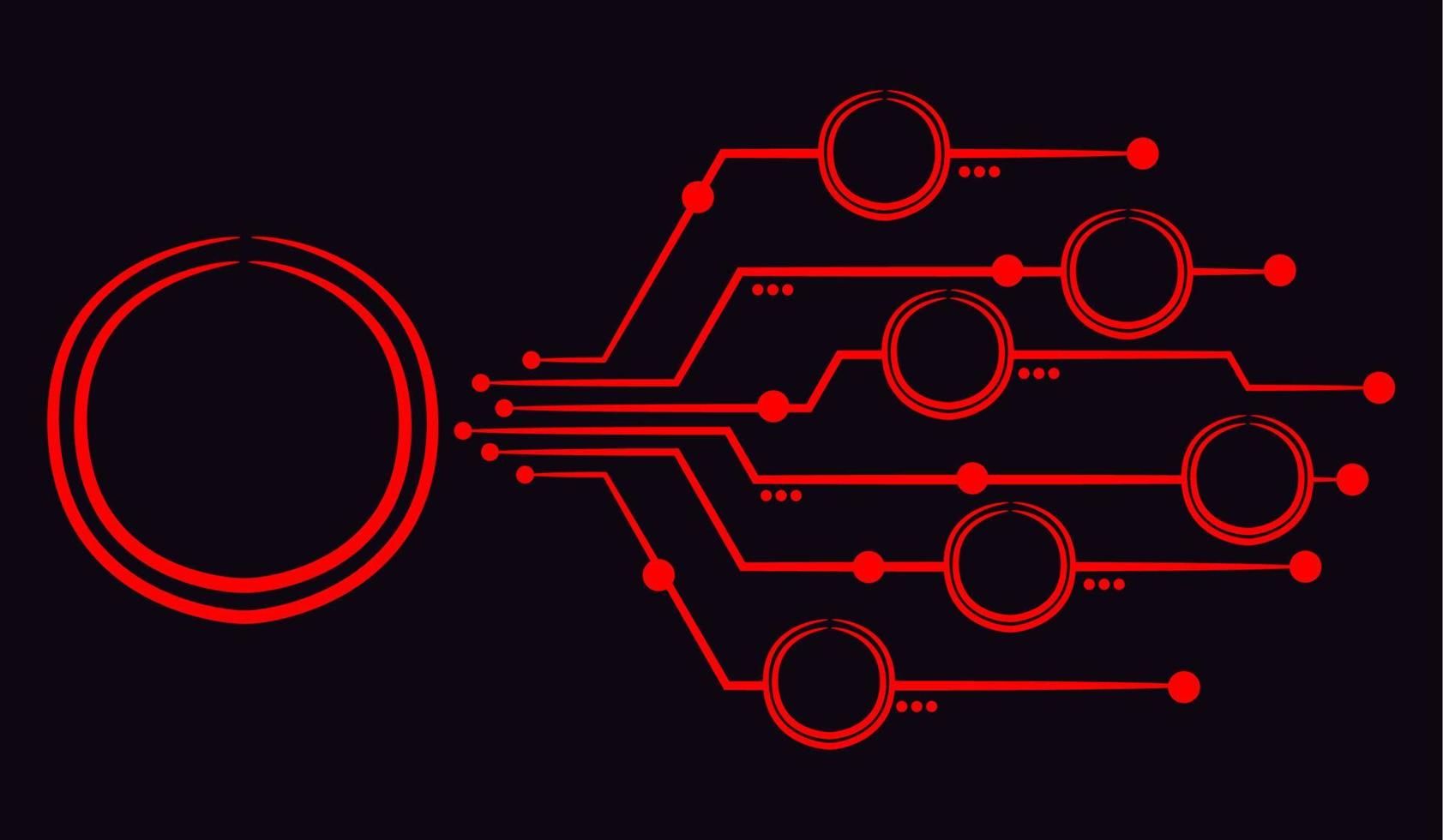 vector illustration of infographic diagram line art.