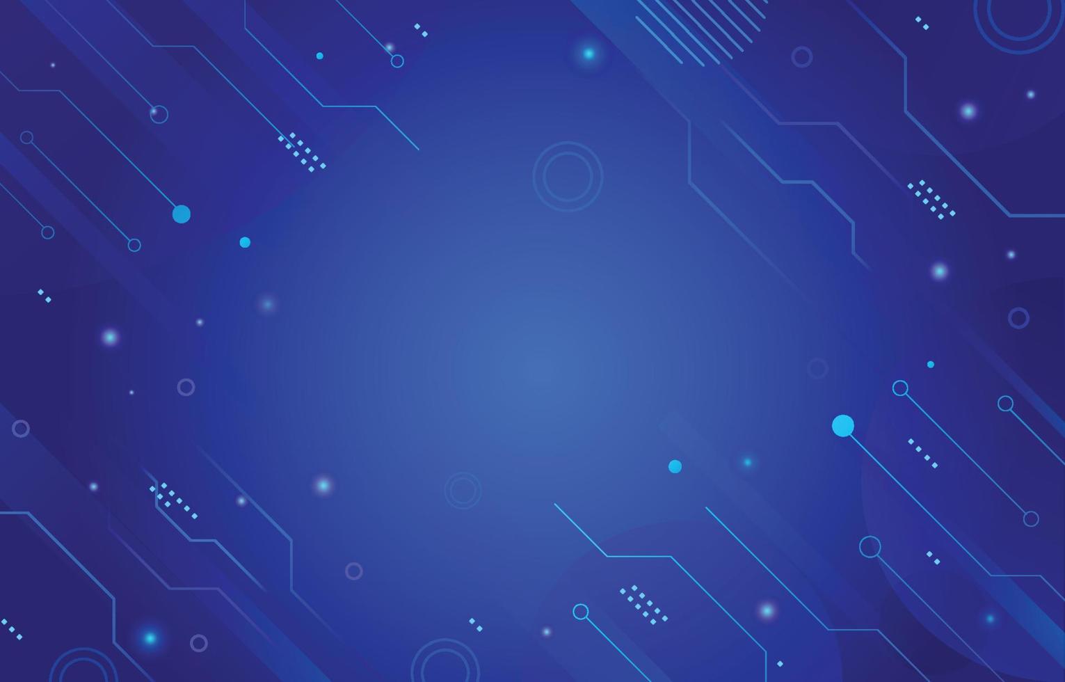 fondo de tecnología azul vector