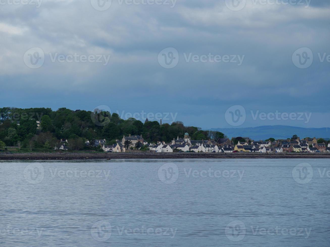 The city of Inverness and the scotish highlands photo