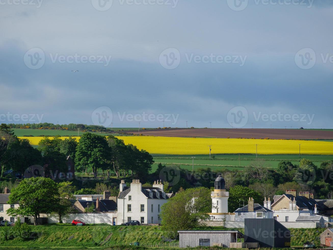 The city of Inverness and the scotish highlands photo