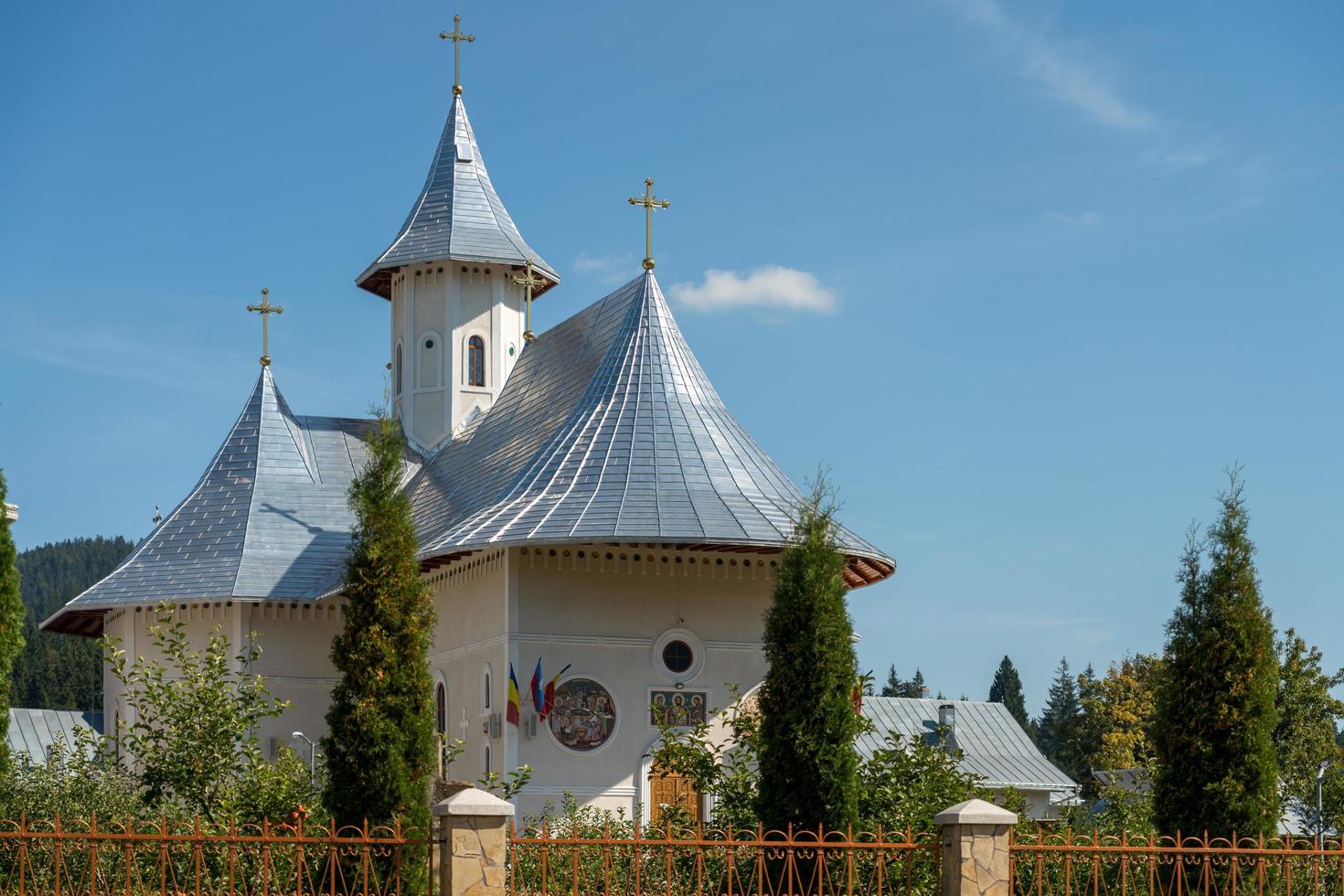 la iglesia de moldovita en moldovia rumania el 18 de septiembre de 2018 foto