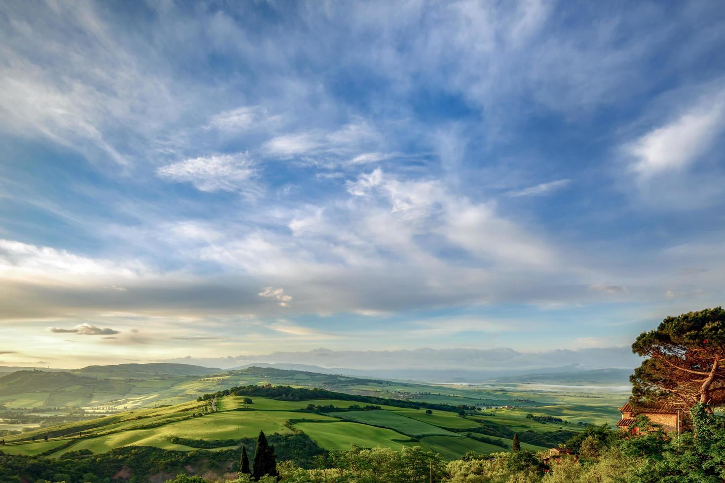 Farmland in Val d'Orcia Tuscany photo