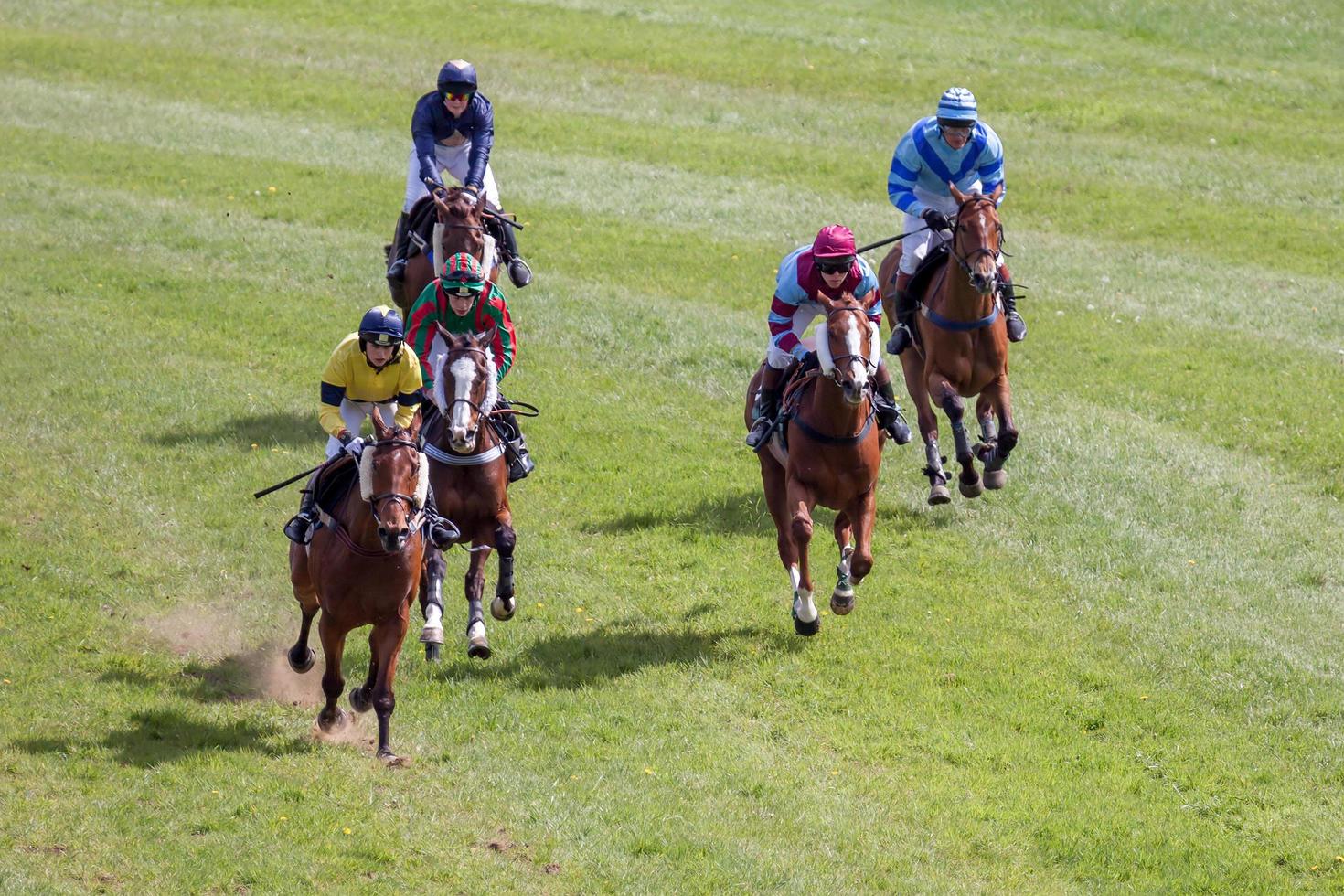 Point to point racing at Godstone Surrey on May 2, 2009. Unidentified people photo