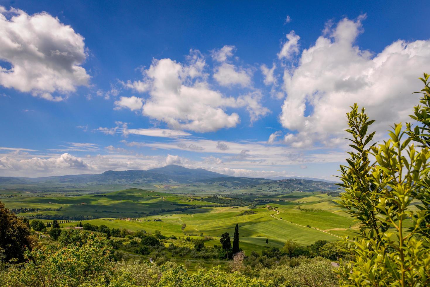 Countryside of Val d'Orcia near Pienza photo