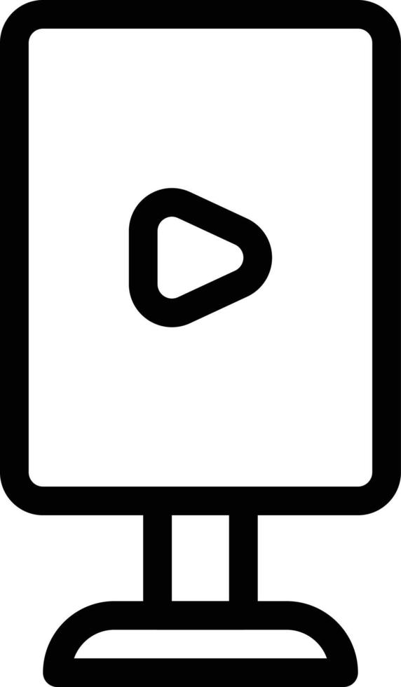 video screen vector illustration on a background.Premium quality symbols.vector icons for concept and graphic design.