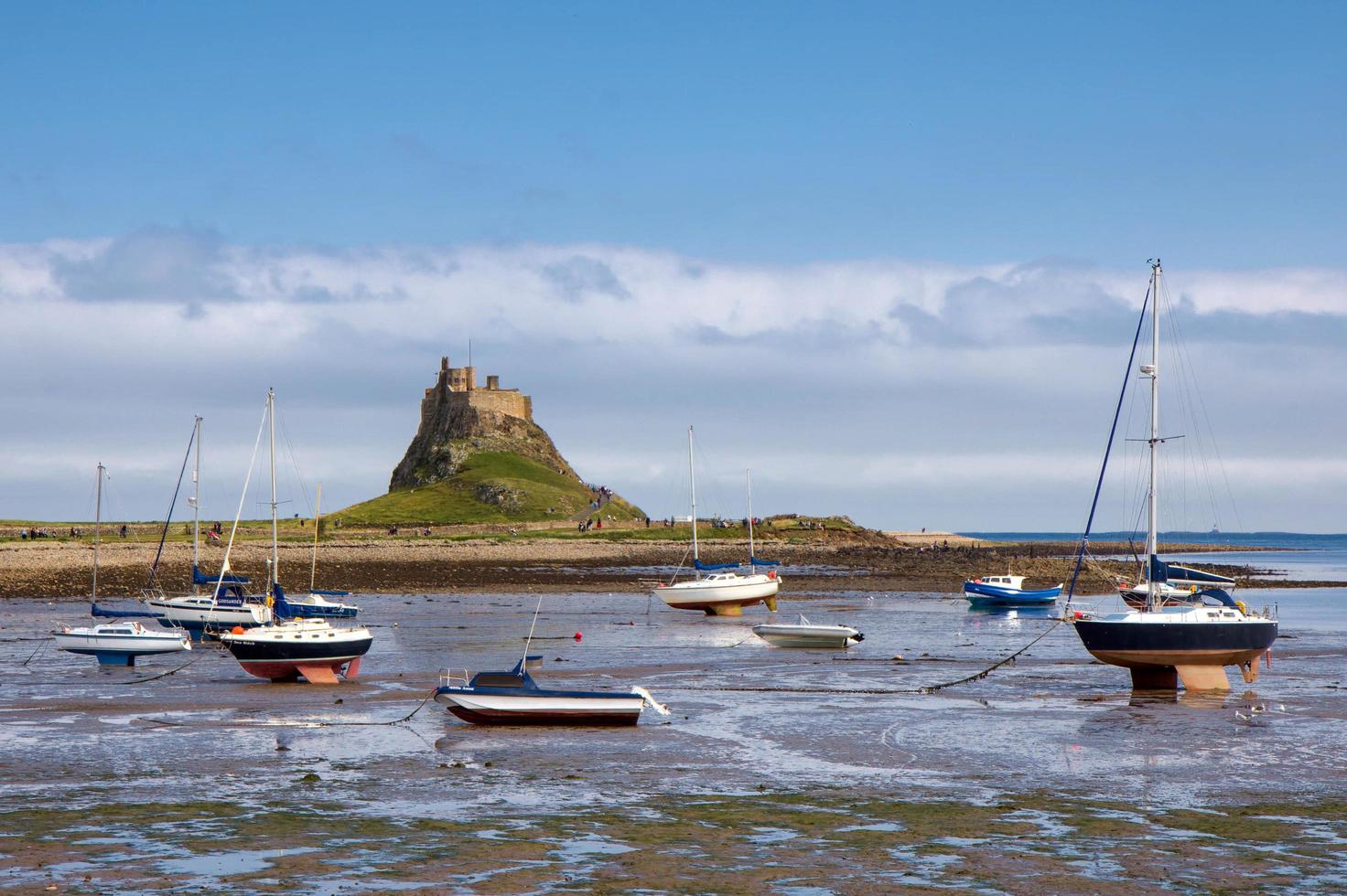 View of Holy Isalnd Lindisfarne photo
