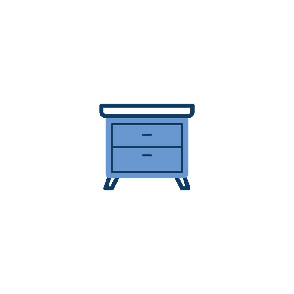Desk Table Furniture line icon. linear style sign for mobile concept and web design. Desk Table Furniture outline vector icon. Symbol, logo illustration. Vector graphic