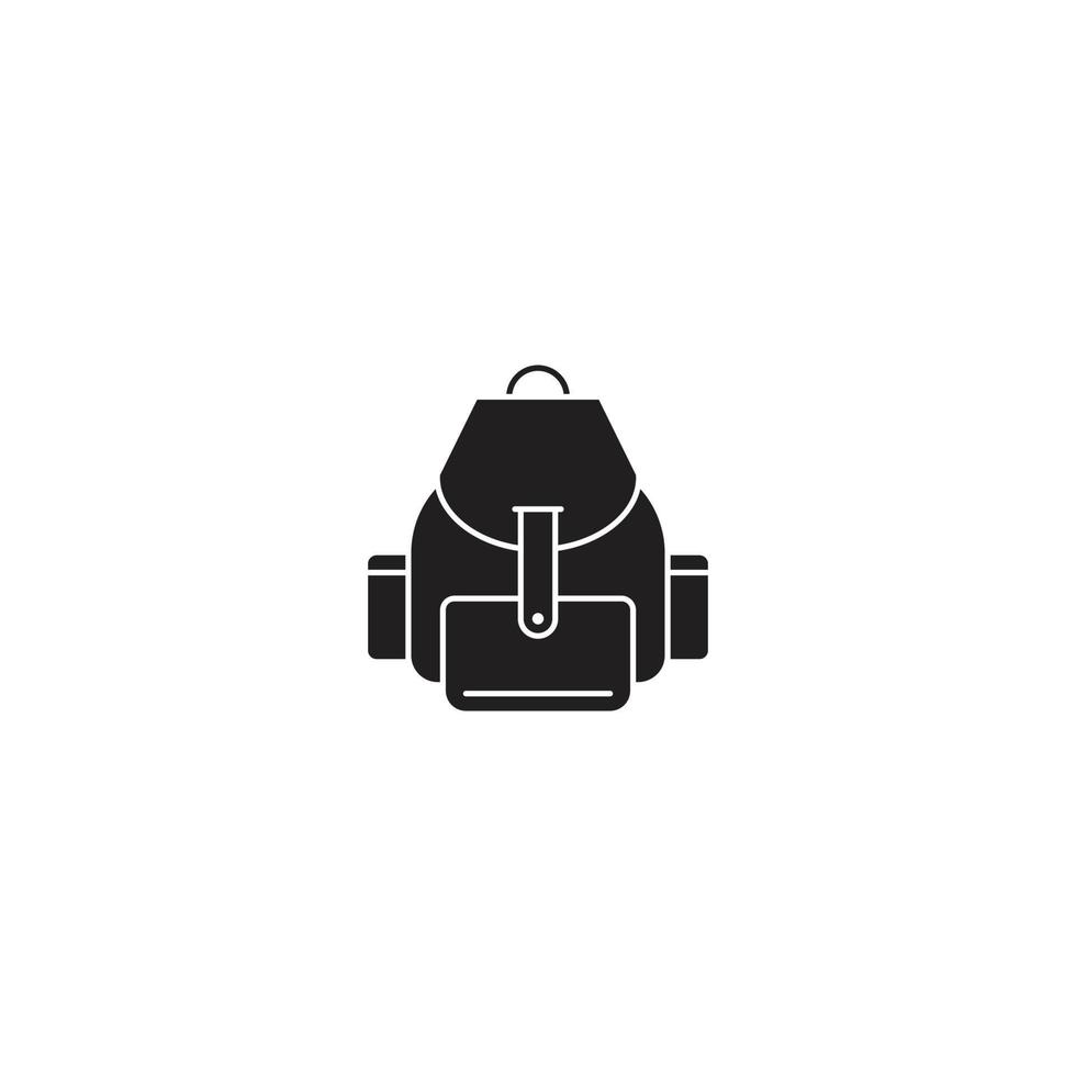 Backpack glyph icon. glyph style sign for mobile concept and web design. Backpack glyph vector icon. Symbol, logo illustration. Vector graphic