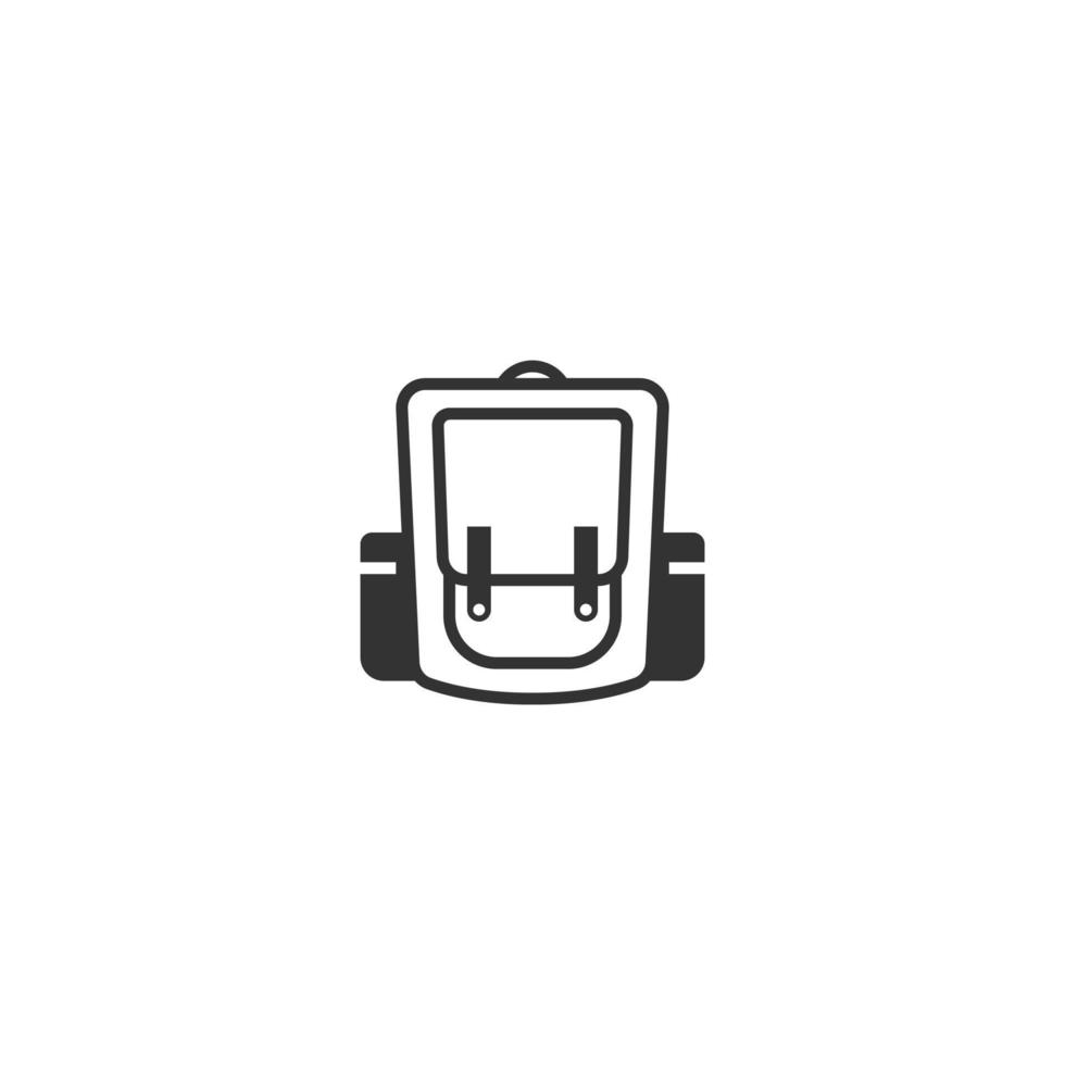 Backpack line icon. linear style sign for mobile concept and web design. Backpack outline vector icon. Symbol, logo illustration. Vector graphic
