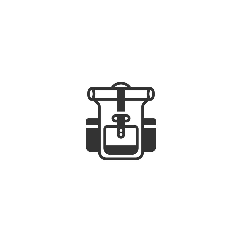 Backpack line icon. linear style sign for mobile concept and web design. Backpack outline vector icon. Symbol, logo illustration. Vector graphic