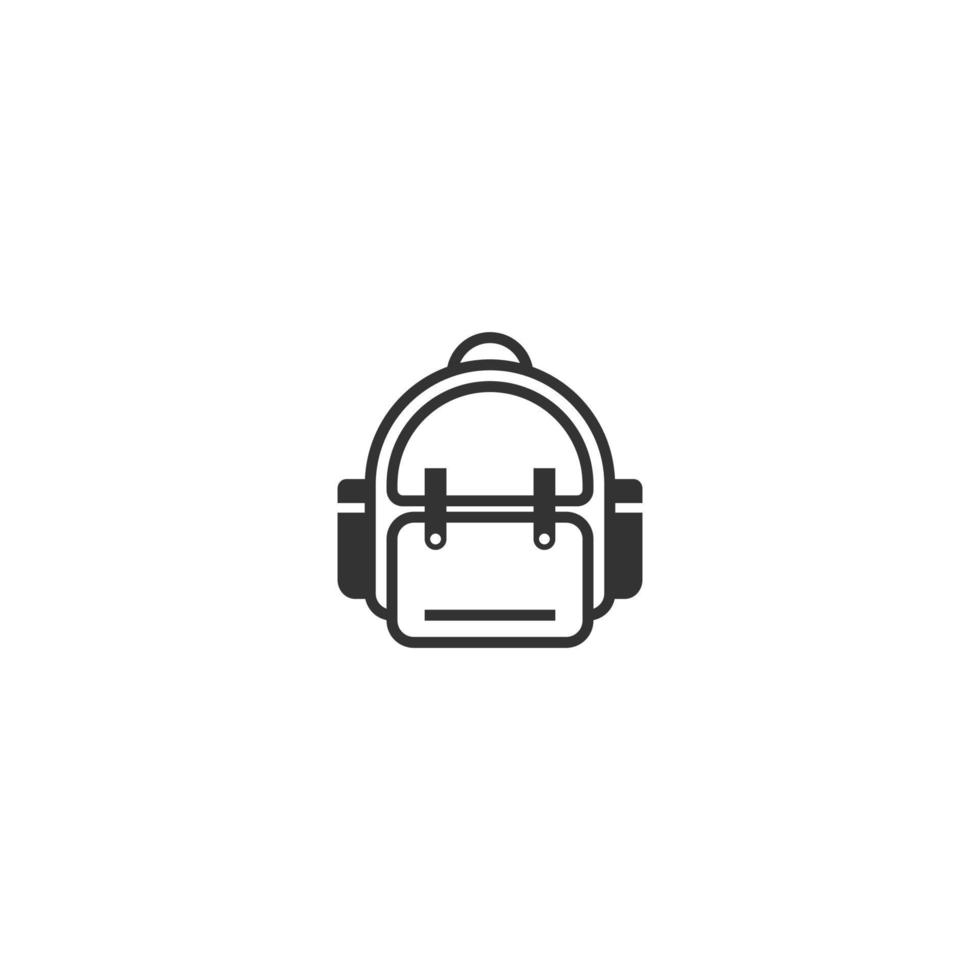 Backpack line icon. linear style sign for mobile concept and web design. Backpack outline vector icon. Symbol, logo illustration. Vector graphic