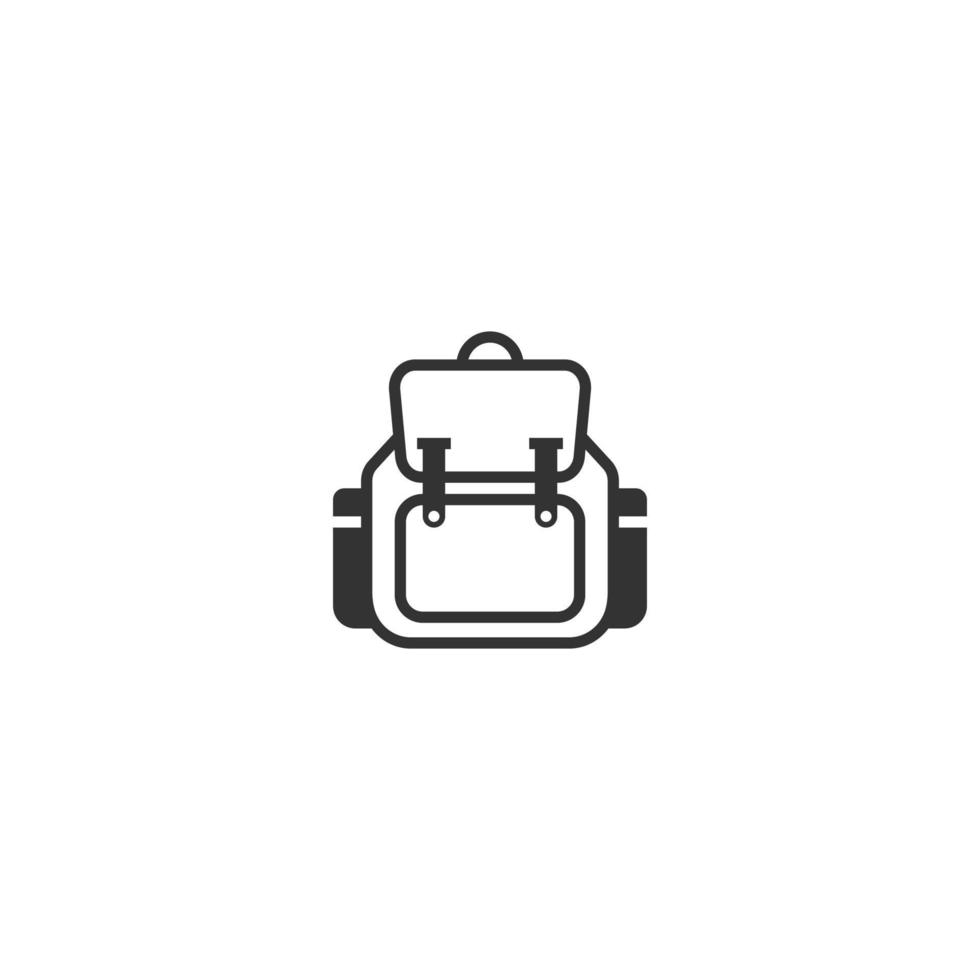 Backpack line icon. linear style sign for mobile concept and web design. Backpack outline vector icon. Symbol, logo illustration. Vector graphic