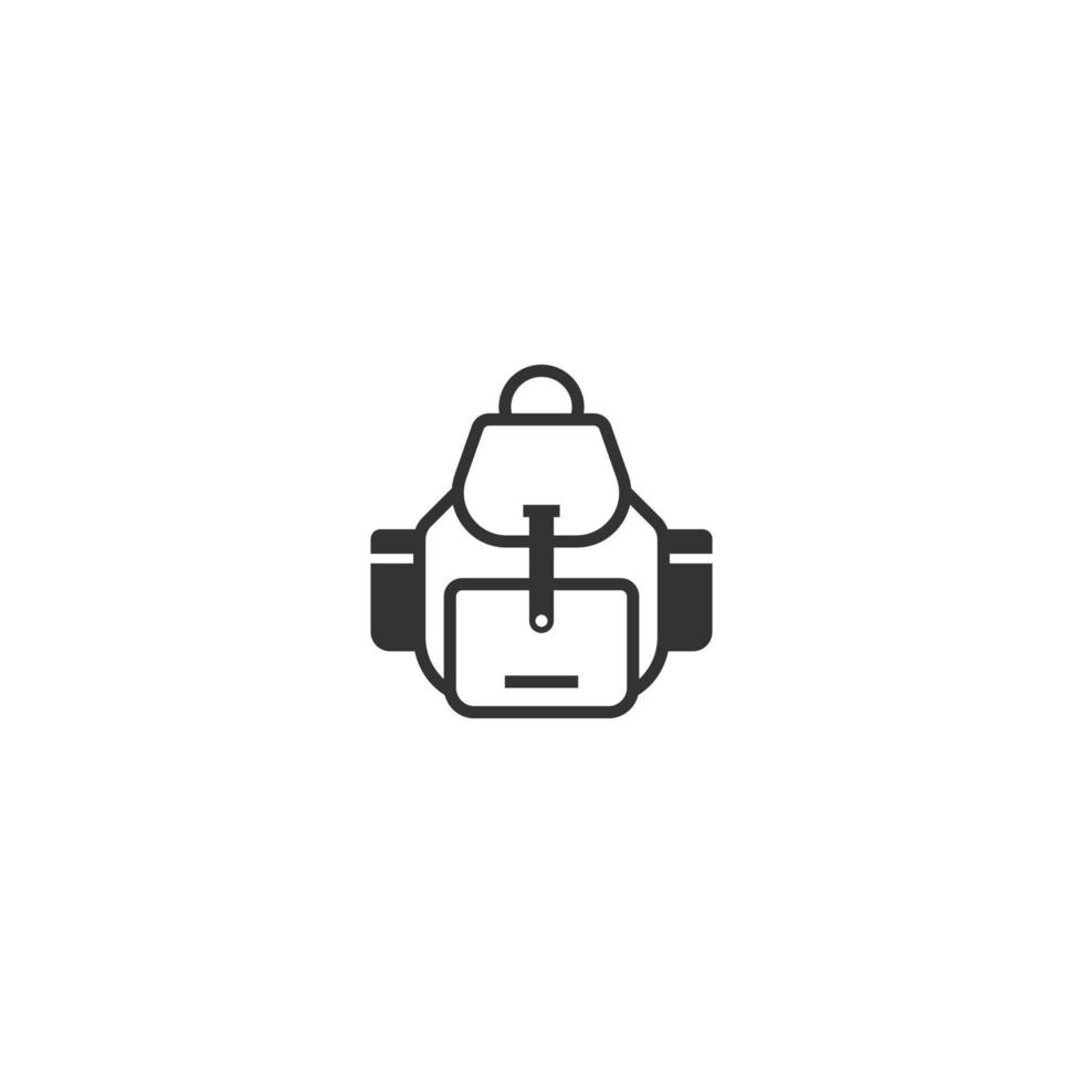 Backpack line icon. linear style sign for mobile concept and web design. Backpack outline vector icon. Symbol, logo illustration. Vector graphic