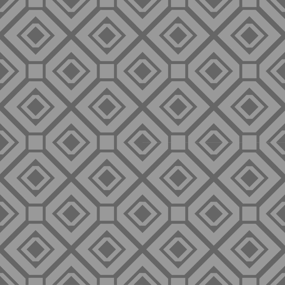 monochrome geometric floral fabric pattern vector