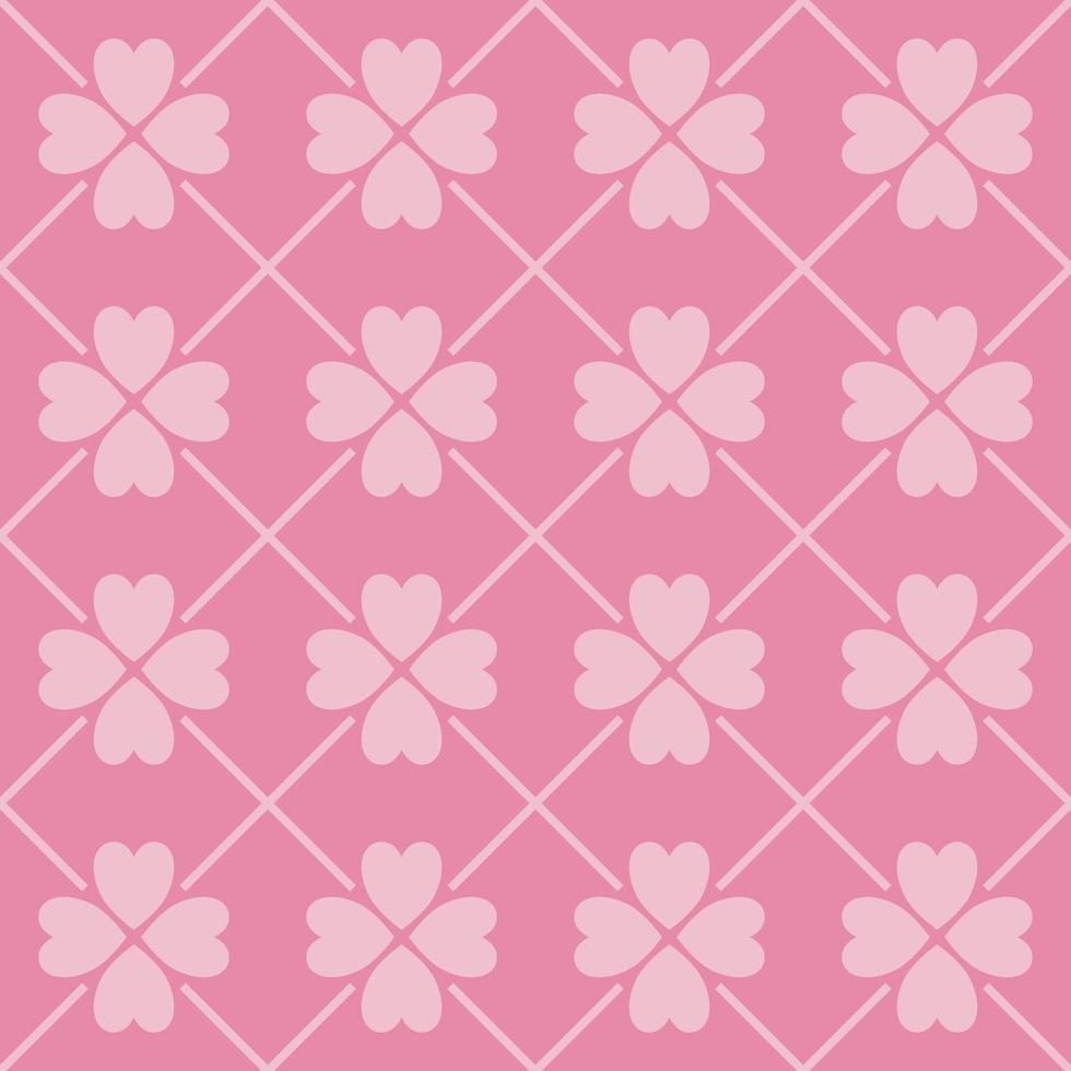 monochrome geometric floral fabric pattern vector