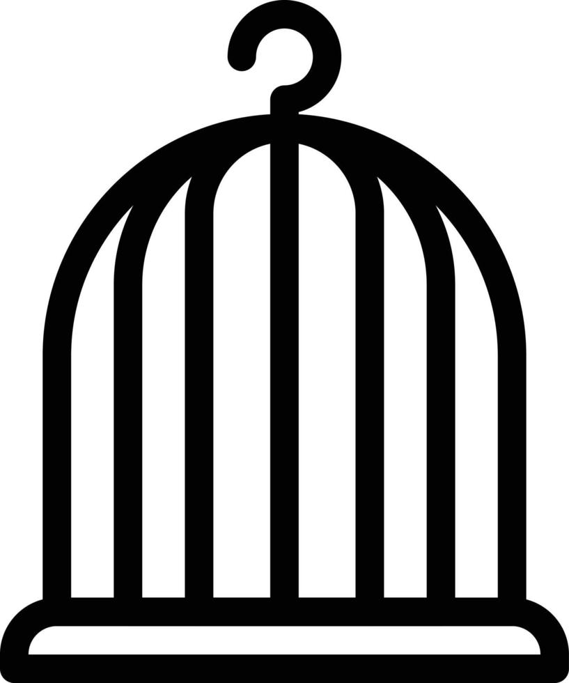 bird cage vector illustration on a background.Premium quality symbols.vector icons for concept and graphic design.