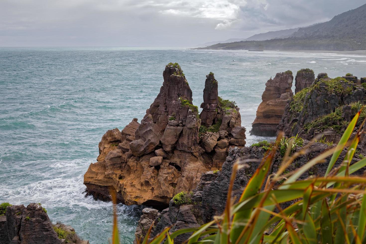 Pancake Rocks near Punakaiki photo