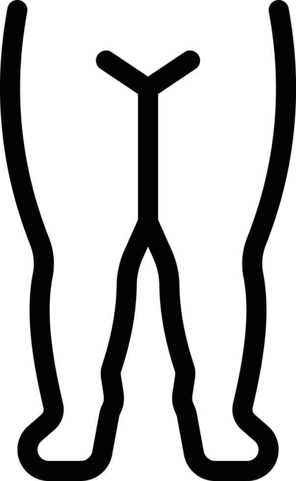 Ilustración de vector de grasa de piernas en un fondo. Símbolos de calidad premium. Iconos de vector para concepto y diseño gráfico.