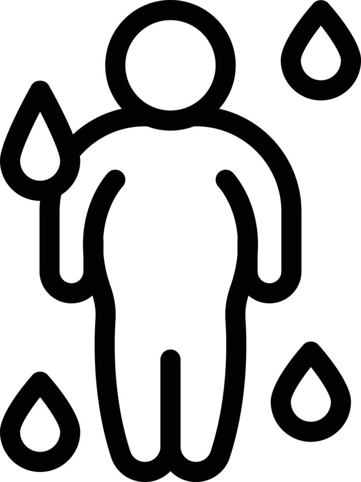 sweating vector illustration on a background.Premium quality symbols.vector icons for concept and graphic design.