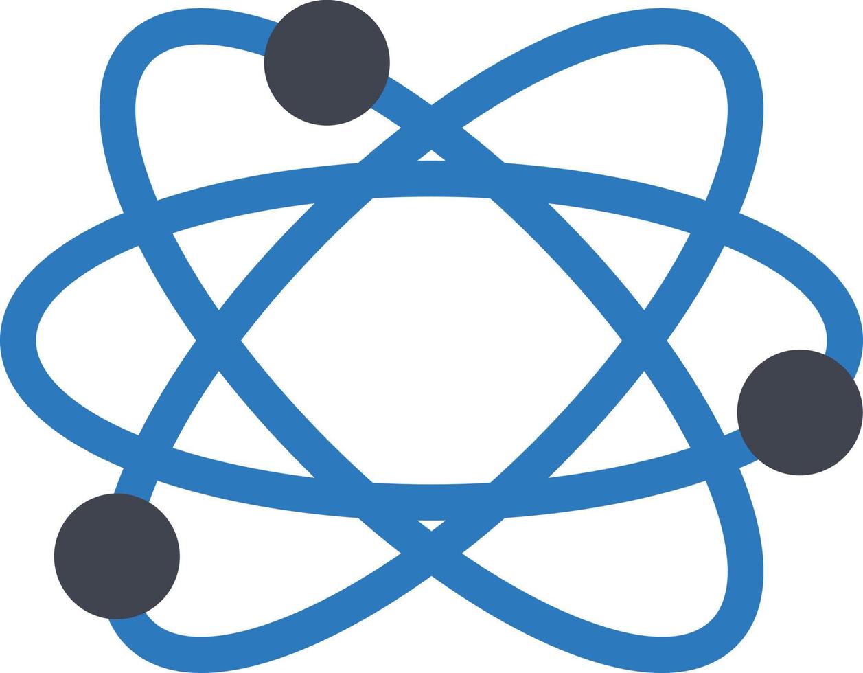 atom vector illustration on a background.Premium quality symbols.vector icons for concept and graphic design.