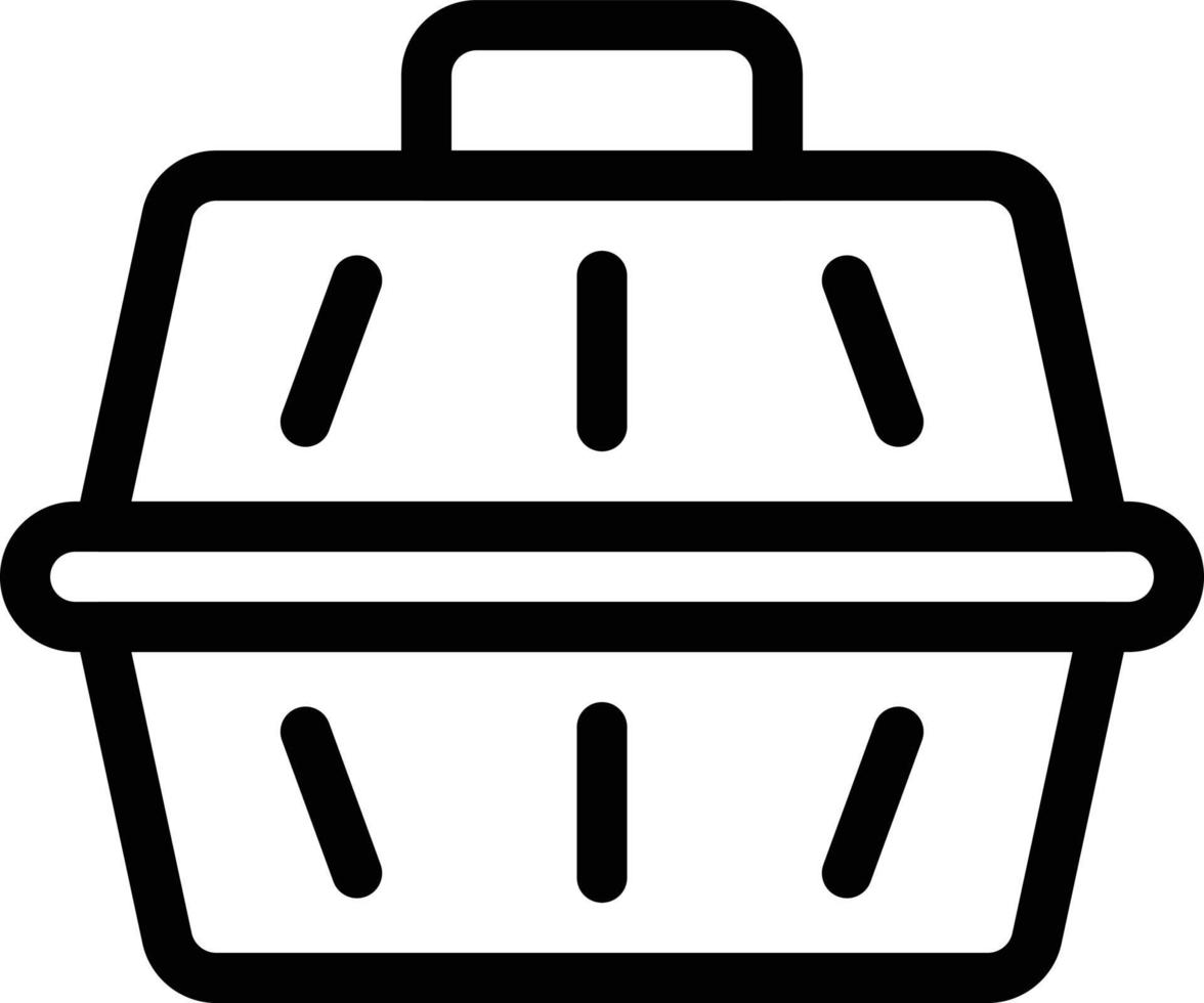 pet box vector illustration on a background.Premium quality symbols.vector icons for concept and graphic design.