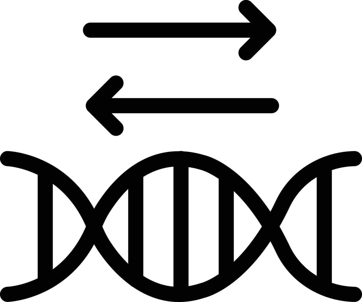 Ilustración de vector de transferencia de ADN en un fondo. Símbolos de calidad premium. Iconos vectoriales para concepto y diseño gráfico.