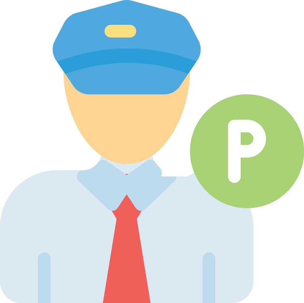 traffic police vector illustration on a background.Premium quality symbols.vector icons for concept and graphic design.