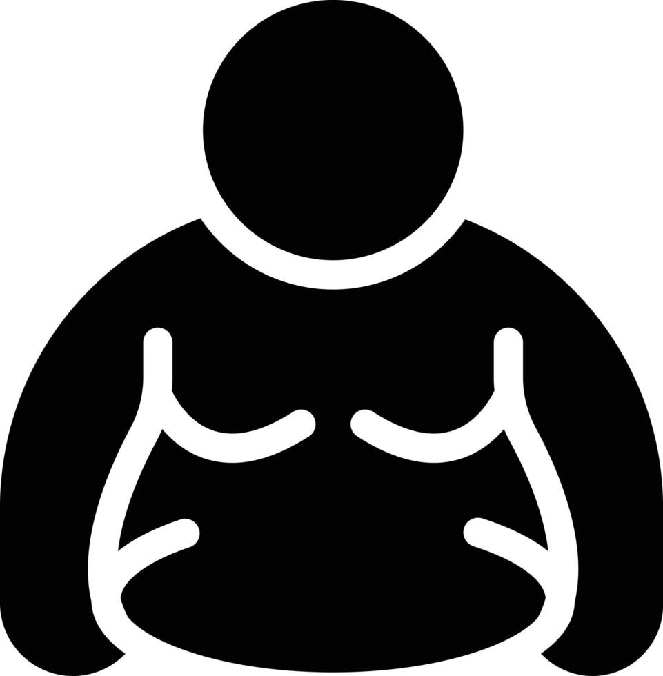 overweight vector illustration on a background.Premium quality symbols.vector icons for concept and graphic design.