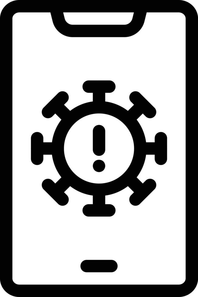 mobile virus vector illustration on a background.Premium quality symbols.vector icons for concept and graphic design.