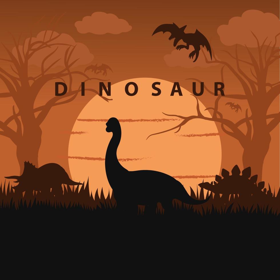 Dinosaur vector illustration