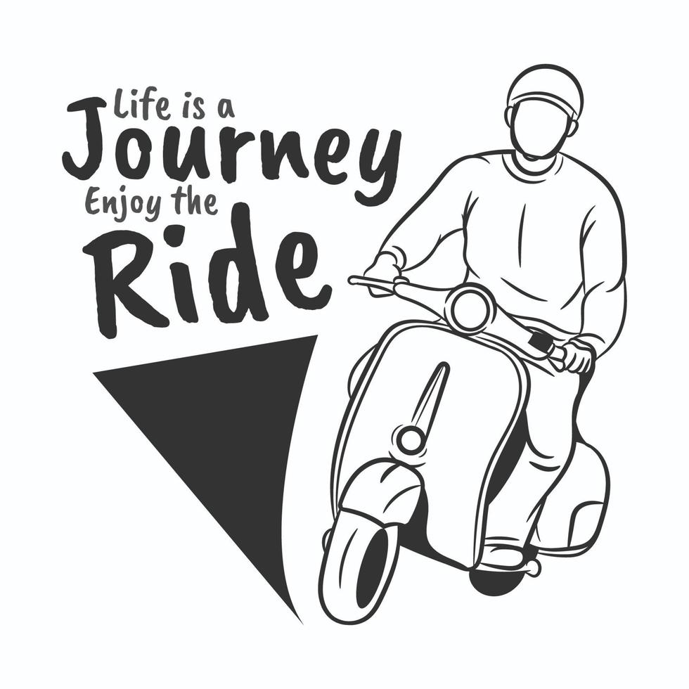 Enjoy rider vector
