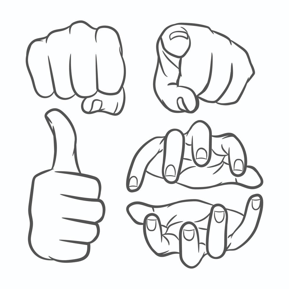 Hands vector illustration