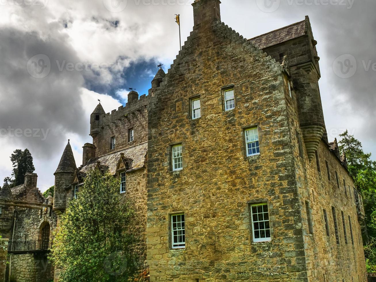 The city of Inverness and the scotish highlands photo