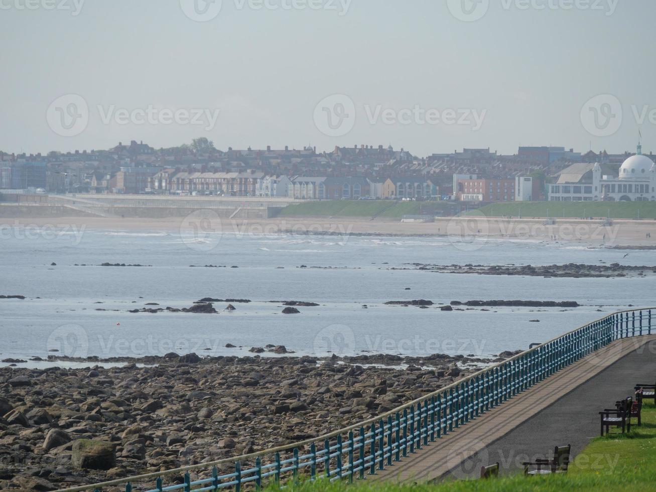 the coast near newcatle in england photo