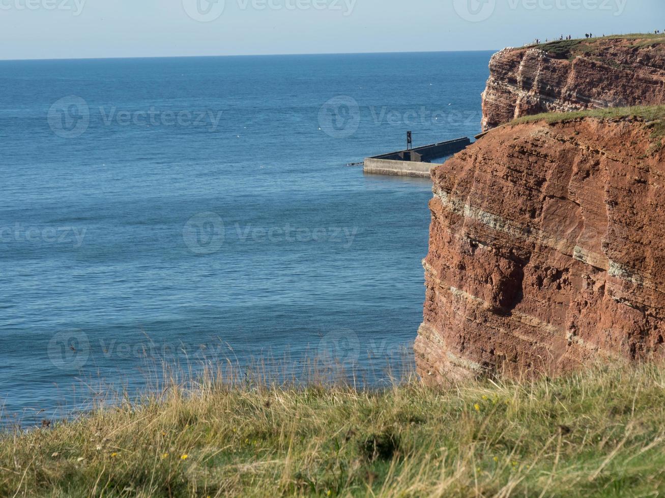 helgoland island in the north sea photo