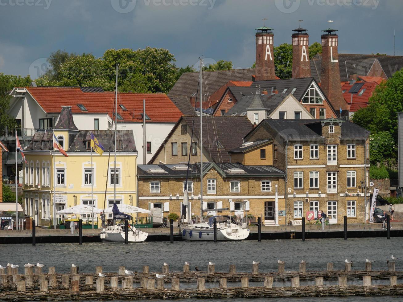 ciudad de kappeln en schleswig holstein foto