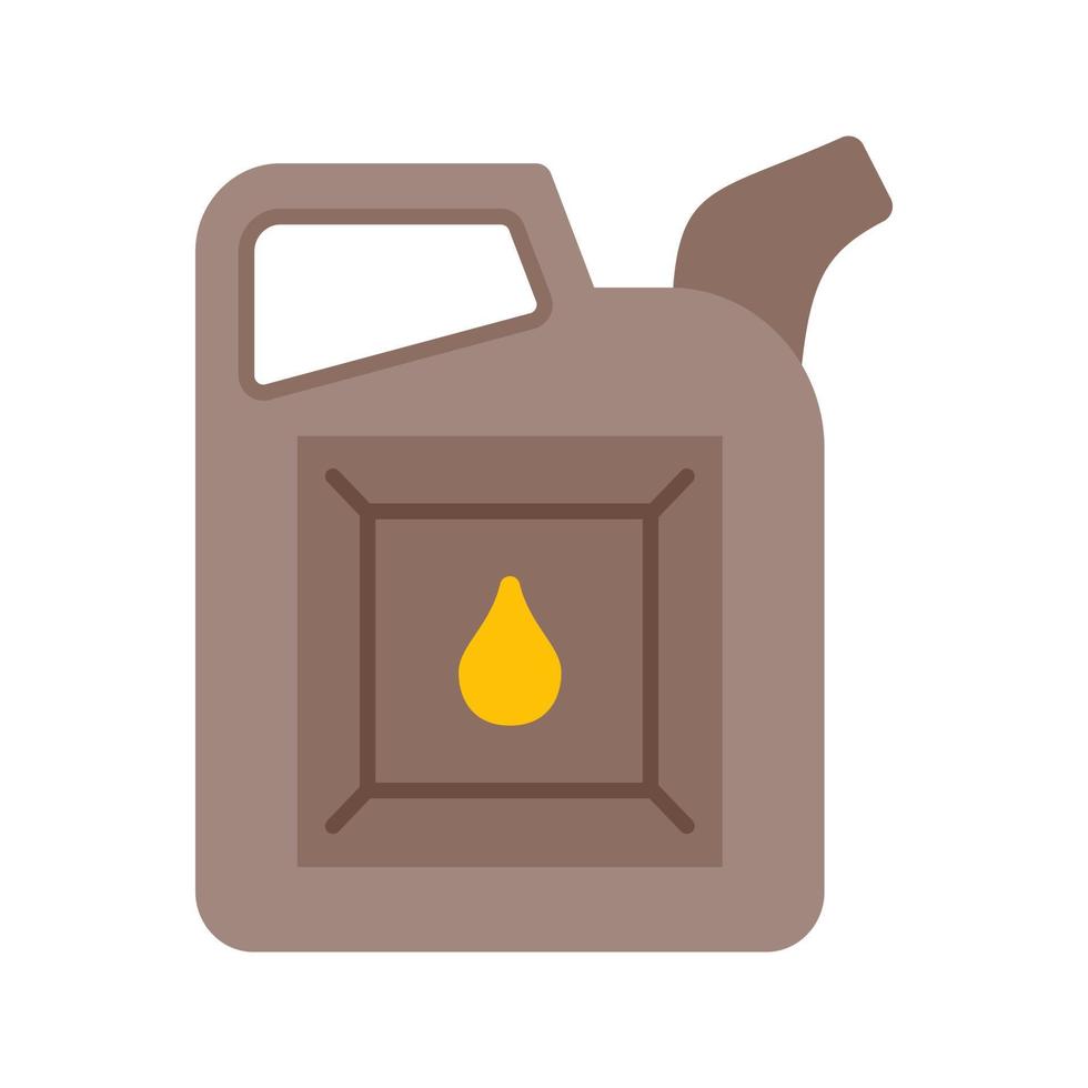 icono de línea de lata de aceite vector